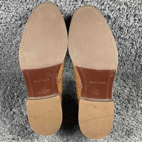 Cole Haan Williams Wingtip Oxford Size 15 Shoes Brown Leather C12210 - Picture 7 of 8